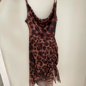 Pretty little thing leopard dress